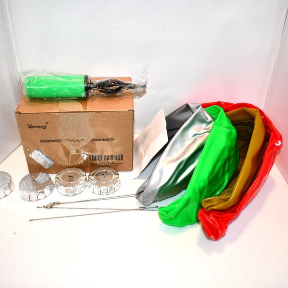 Huoety Inflatable Christmas Ornaments – 4 Pack 18" Large Christmas Decoration Ba - Picture 2 of 3